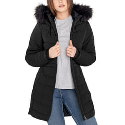 Dare 2B Womens Laura Whitmore Edit Striking Fur Trim Hooded Ski Jacket - 6 UK, Black