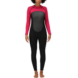 Regatta Womens Full Surfing Watersports Back Zip Wetsuit - Dark Cerise - 6/8, Dark Cerise