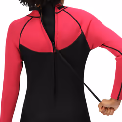Regatta Womens Full Surfing Watersports Back Zip Wetsuit - Dark Cerise - 6/8, Dark Cerise
