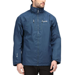Regatta Mens Calderdale IV Waterproof Shell Hooded Walking Hiking Jacket - S, Moonlight