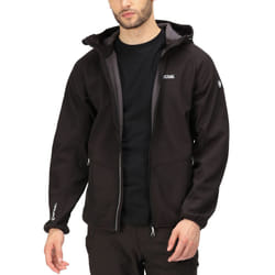 Regatta Mens Arec III Outdoor Hooded Walking  Softshell Jacket Coat - M, Black