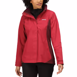 Regatta Womens Daysha Outdoor Walking Hiking Waterproof Hooded Jacket Coat - 8 UK, Beetroot