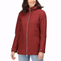 Regatta Womens Bergonia II Outdoor Warm Winter Waterproof Hooded Jacket Coat - 8, Claret