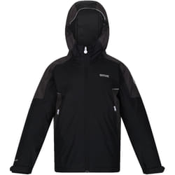 Regatta Kids Hurdle IV Waterproof Insulated Warm Hooded Jacket Coat - 3-4 Yrs, Black Ash