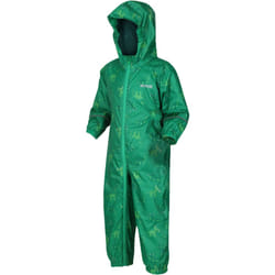 Regatta Kids Childrens Pobble Waterproof Outdoor Walking Rain Puddle Suit - 6-12M, Lilac Llama