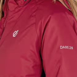 Regatta Womens Radiate II Waterproof Fleece Lined Hooded Ski Jacket - Beetroot - 8 UK, Beetroot