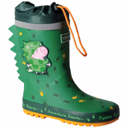 Regatta Boys & Girls Peppa Pig Puddle Wellington Boots - Peppa Pink, UK Size 4.5