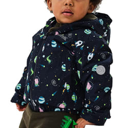 Regatta Kids Childrens Peppa Pig Muddy Puddles Padded Waterproof Jacket Coat - 6-12M, Navy
