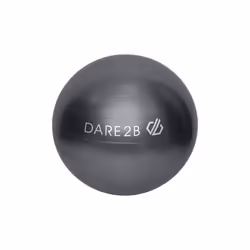 fitness ball 55 cm rubber dark grey 2-piece