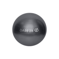 fitness ball 55 cm rubber dark grey 2-piece