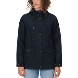 Regatta Womens Nahla Waterproof Lightweight Hooded Jacket Coat - 8, Navy