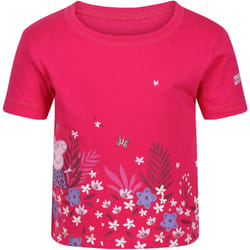Regatta Kids Peppa Pig Printed Short Sleeve Crew Neck Summer T-Shirt Tee Top - 12-18M, Pink