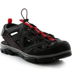 Regatta Mens Westshore III Enclosed Toe Adjustable Walking Sandal - 9 UK, Black/True Red
