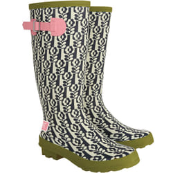 Regatta Womens Orla Kiely Hi Adjustable Patterned Wellies Wellington Boots - 4 UK, Stem In Vase