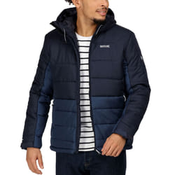 Regatta Mens Nevado VI Hooded Warm Insulated Padded Puffer Jacket Coat - XL, Navy Admiral Blue