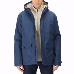 Regatta Mens Sterlings III Waterproof Insulated Outdoor Hooded Jacket Coat - S, Dark Denim