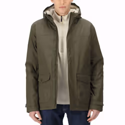 Regatta Mens Sterlings III Waterproof Insulated Outdoor Hooded Jacket Coat - S, Dark Khaki