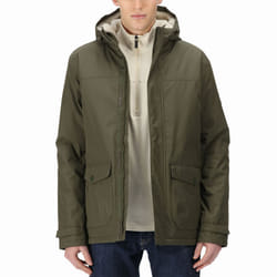 Regatta Mens Sterlings III Waterproof Insulated Outdoor Hooded Jacket Coat - S, Dark Khaki