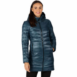 Regatta Womens Andel III Lightweight Insulated Parka Jacket - 8, Reflective Lake