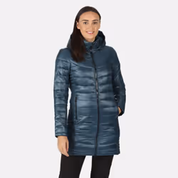Regatta Women's Andel III Lightweight Parka Jacket Reflecting Lake - 10