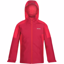 Regatta Kids Hurdle IV Waterproof Insulated Warm Hooded Jacket Coat - 3-4 Yrs, Berry Pink
