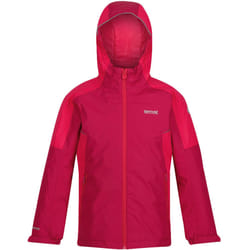 Regatta Kids Hurdle IV Waterproof Insulated Warm Hooded Jacket Coat - 3-4 Yrs, Berry Pink