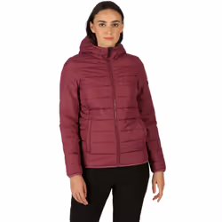 Regatta Womens Helfa Insulated Quilted Padded Hooded Jacket Coat - 8, Amaranth Haze
