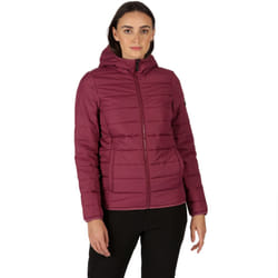 Regatta Womens Helfa Insulated Quilted Padded Hooded Jacket Coat - 8, Amaranth Haze