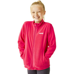 Regatta Kids Childrens King II Lightweight Outdoor Walking Hiking Fleece Jacket - 14Y, Pink Potion