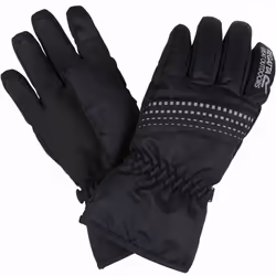 Regatta Kids Arlie III Waterproof Thermal Winter Snow Mittens Gloves - 7-10 Yrs, Black