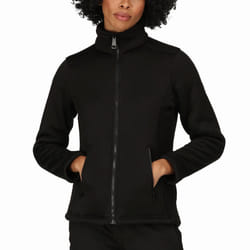 Regatta Womens Razzia II Full Zip Bonded Fleece Warm Winter Jacket - 10, Black