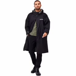 Regatta Outdoor Active Unisex Waterproof Zip Surfing Beach Changing Robe - SM, Black