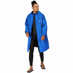 Regatta Outdoor Active Unisex Waterproof Zip Surfing Beach Changing Robe - LXL, Blue
