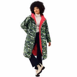 Regatta Outdoor Active Unisex Waterproof Zip Surfing Beach Changing Robe - SM, Camo