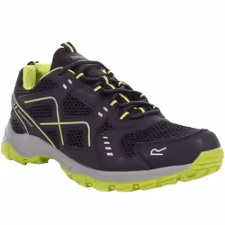 Regatta Mens Vendeavour Waterproof Ankle Hiking Trail Walking Boots - 6 UK, Navy/LimePunch