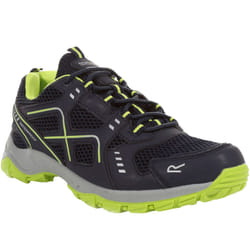 Regatta Mens Vendeavour Waterproof Ankle Hiking Trail Walking Boots - 6 UK, Navy/LimePunch