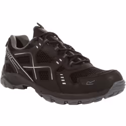 Regatta Mens Vendeavour Waterproof Ankle Hiking Trail Walking Boots - 6.5 UK, Black/Granite