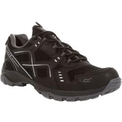 Regatta Mens Vendeavour Waterproof Ankle Hiking Trail Walking Boots - 6.5 UK, Black/Granite