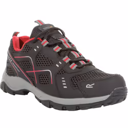 Regatta Womens Lady Vendeavour Waterproof Ankle Hiking Trail Walking Boots - 8 UK, Granite/Pink Potion