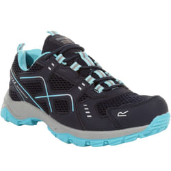 Regatta Womens Lady Vendeavour Waterproof Ankle Hiking Trail Walking Boots - 5 UK, Navy/Amazonite