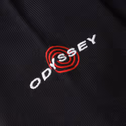 Callaway Golf Mens 2021 Odyssey Long Sleeve V-Neck 12 Gauge Embroidered Sweater - L, True Black