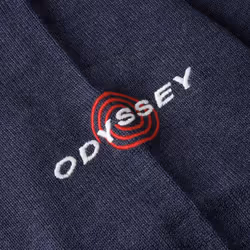 Callaway Golf Mens 2021 Odyssey Long Sleeve V-Neck 12 Gauge Embroidered Sweater - XL, Navy Heather