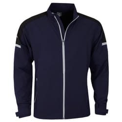 Callaway Golf Mens 2023 Shoulder Block Water Repellent SwingTech Golf Wind Jacket - S, Peacoat