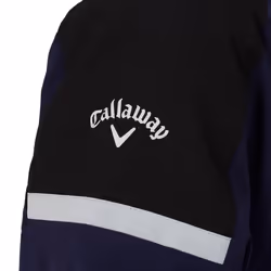 Callaway Golf Mens 2023 Shoulder Block Water Repellent SwingTech Golf Wind Jacket - S, Peacoat