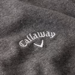 Callaway Golf Mens 2021 Odyssey Signature Tour Logo Knit Crew Neck Golf Sweater - S, Charcoal Heather