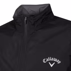 Callaway Golf Mens 2021 Waterproof Breathable Adjustable Taped Seams Golf Jacket - S, Caviar