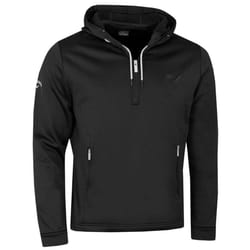 Callaway Golf Mens 2021 Aquapel SwingTech Thermal 1/2 Zip Golf Hoody - S, Caviar