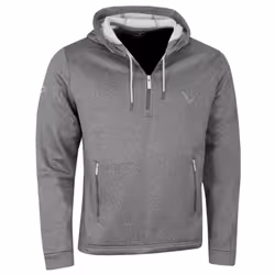 Callaway Golf Mens 2021 Aquapel SwingTech Thermal 1/2 Zip Golf Hoody - S, Quiet Shade Heather