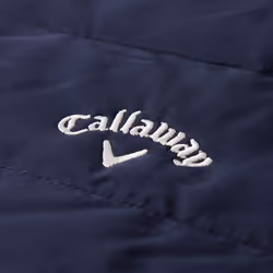 Callaway Golf Mens 2021 Long Sleeve Mixed Media Full Zip Padded Chest Chevron - 4XL, Peacoat