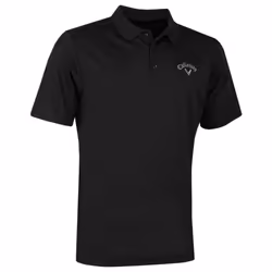 Callaway Golf Mens Tournament Opti-Dri Left Chest Logo Polo Shirt - S, Caviar